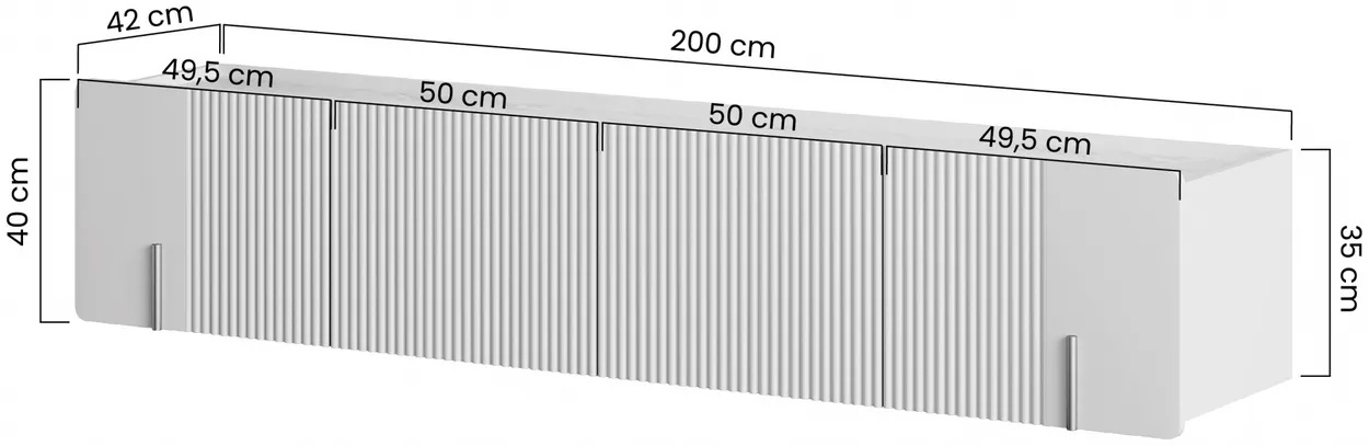 Závesný TV stolík 200 Malmi — 5