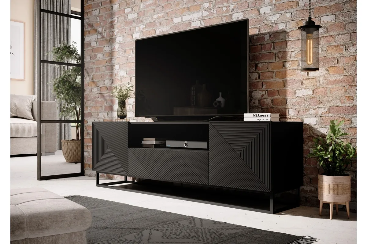 TV stolík Asha 167 na kovovom ráme — 2