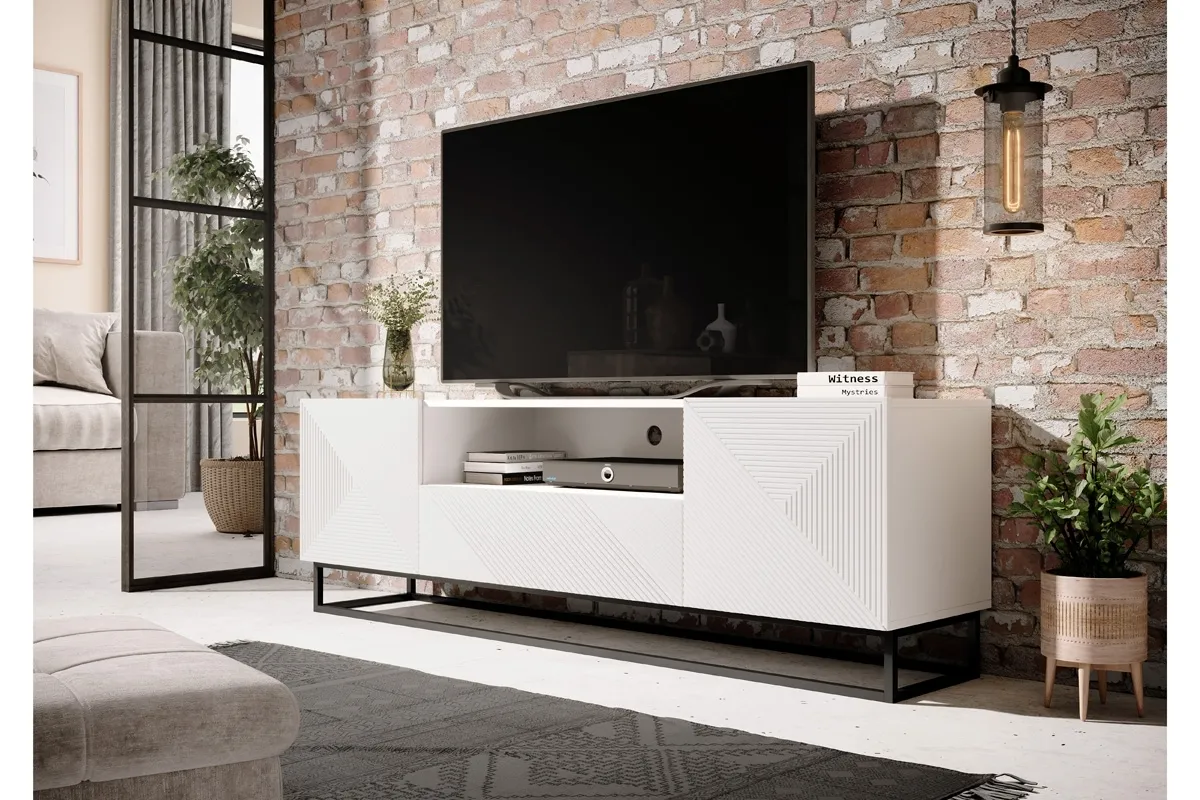 TV stolík Asha 167 na kovovom ráme — 2