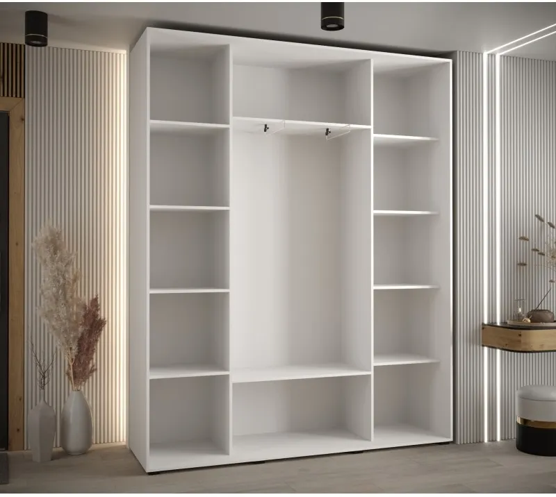 Posuvná skriňa Lanko 1 200 cm 45 cm hĺbky — 2