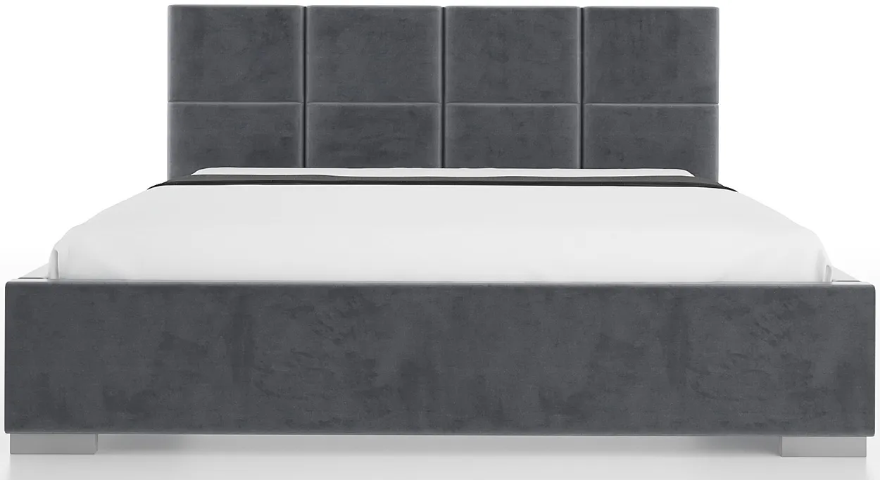 Čalúnená posteľ Alex 140x200 s úložným priestorom na posteľnú bielizeň — 5