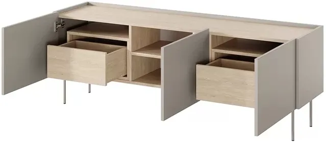 TV stolík Desin 170 cm s 2 zásuvkami — 7