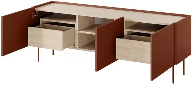 TV stolík Desin 170 cm s 2 zásuvkami — 7