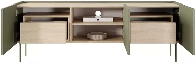 TV stolík Desin 170 cm s 2 zásuvkami — 6