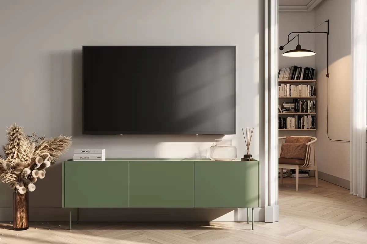 TV stolík Desin 170 cm s 2 zásuvkami — 2