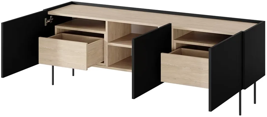 TV stolík Desin 170 cm s 2 zásuvkami — 7