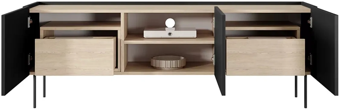 TV stolík Desin 170 cm s 2 zásuvkami — 5