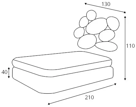 Posteľ 120 Stone — 3