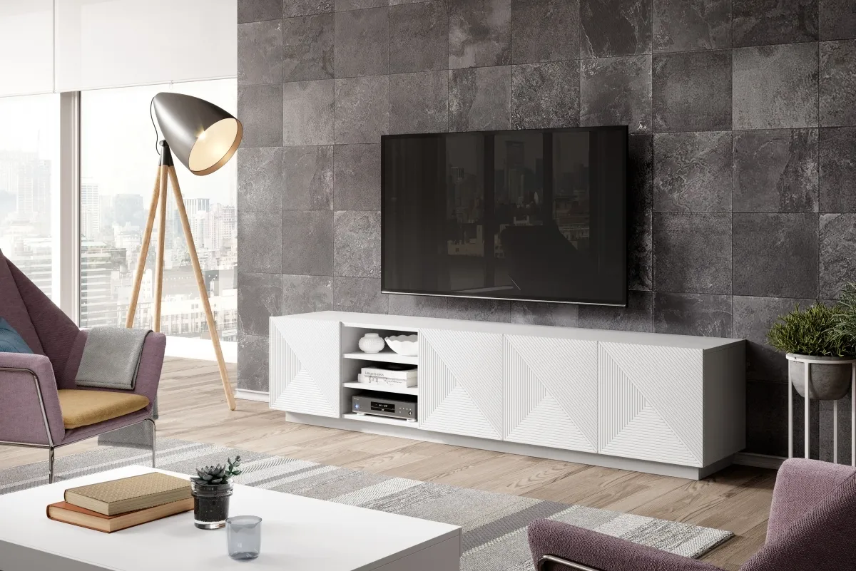 TV stolík s výklenkom Asha 200 cm — 2