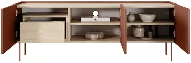 TV stolík Desin 170 cm so zásuvkou — 6