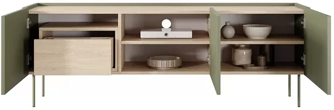 TV stolík Desin 170 cm so zásuvkou — 6