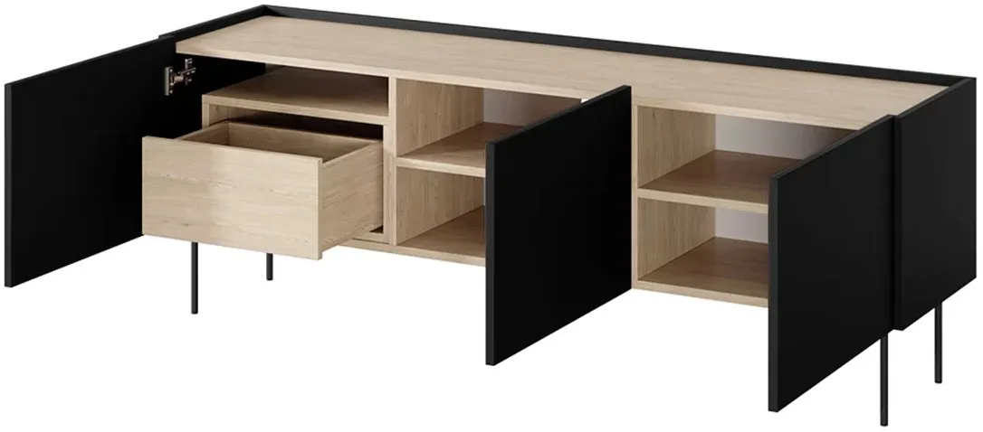TV stolík Desin 170 cm so zásuvkou — 7