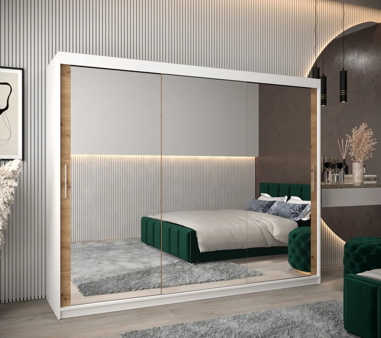 Skriňa s posuvnými dverami Tokyo 3 250 — 2