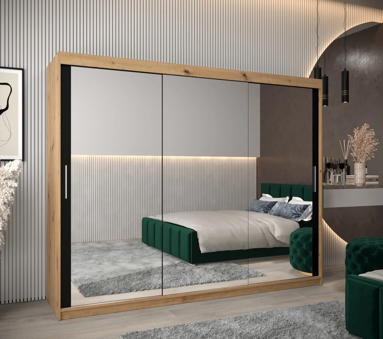 Skriňa s posuvnými dverami Tokyo 3 250 — 2