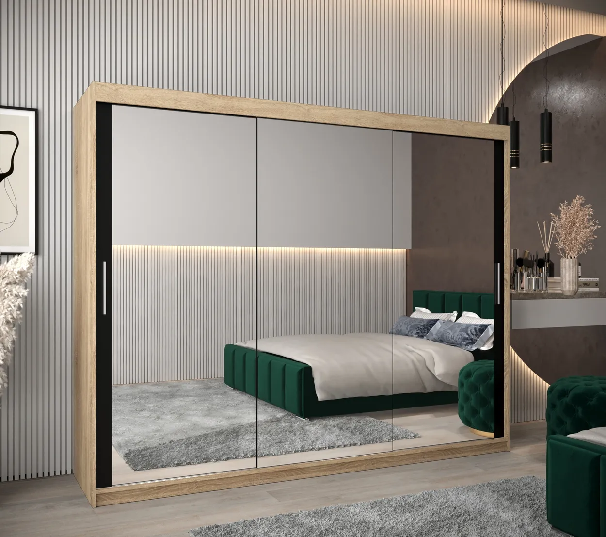 Skriňa s posuvnými dverami Tokyo 3 250 — 2