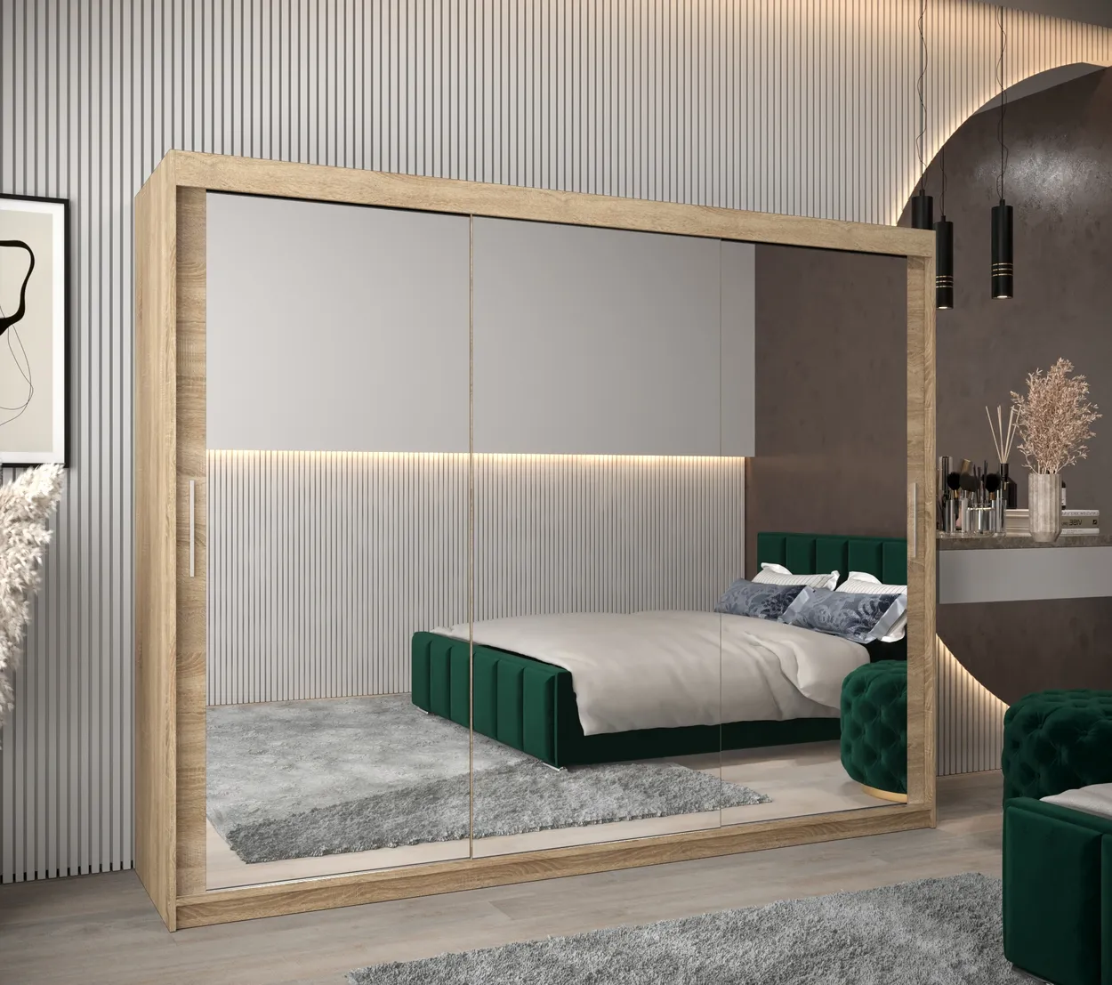Skriňa s posuvnými dverami Tokyo 3 250 — 2