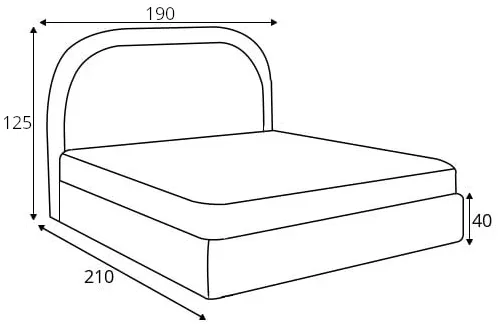 Posteľ 180 Milo — 3