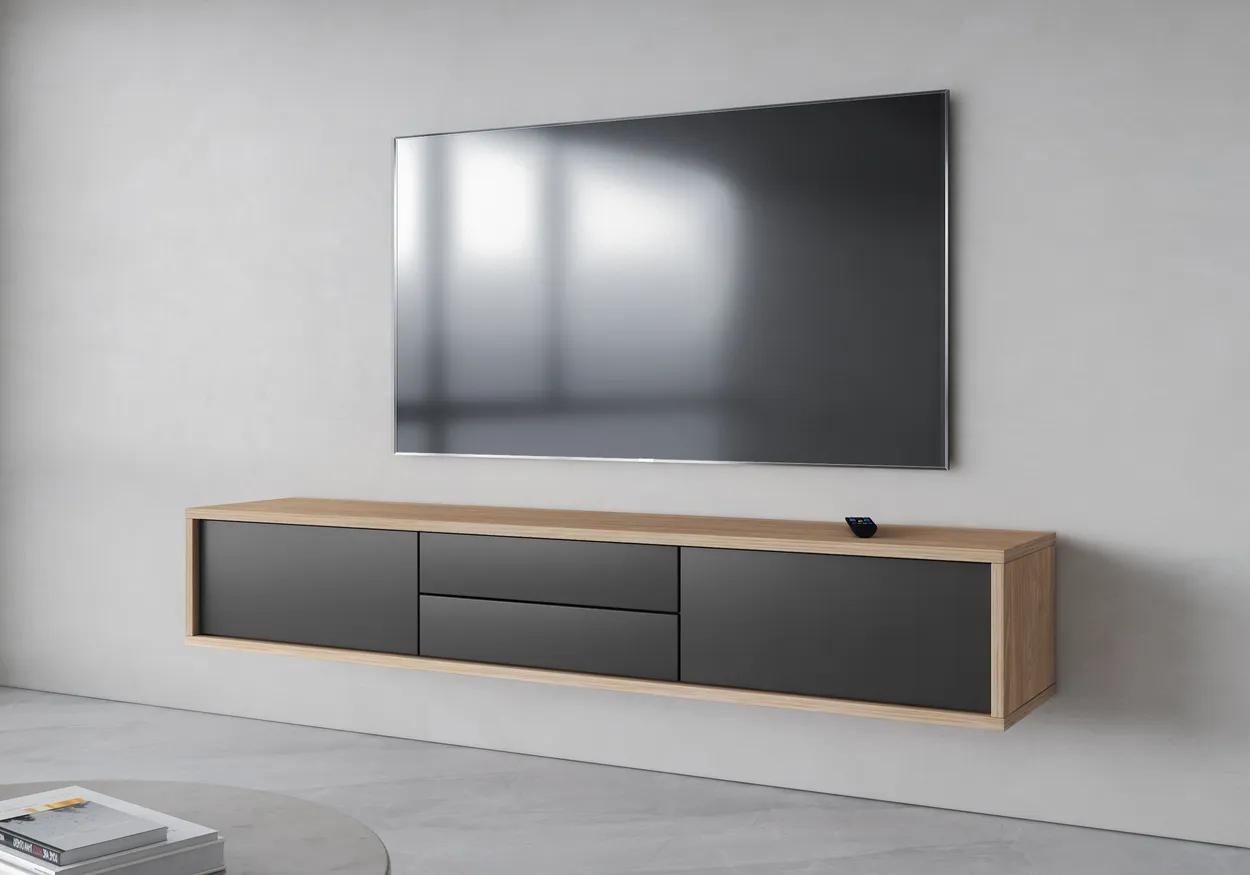 TV stolík Frida s možnosťou zavesenia na stenu — 5