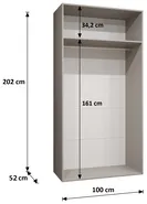 Skriňa Bari 1 100 cm — 4