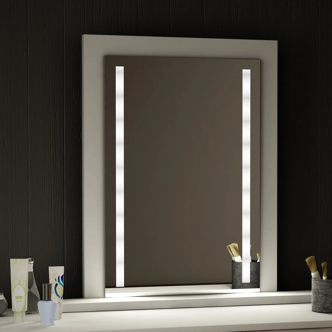 Toaletný stolík so zrkadlom Mega LED — 2