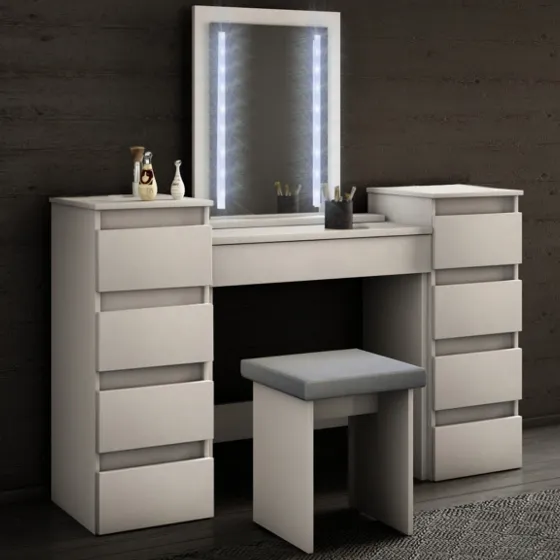 Toaletný stolík Megan 2X4S — 2