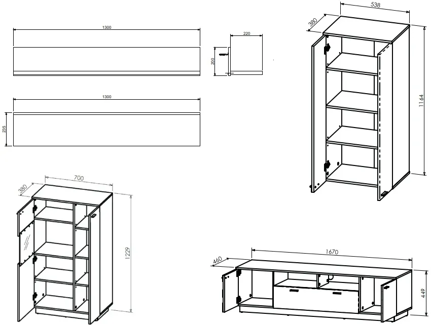 Obývacia stena Kloss — 4