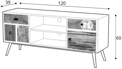 TV stolík Mezo — 2