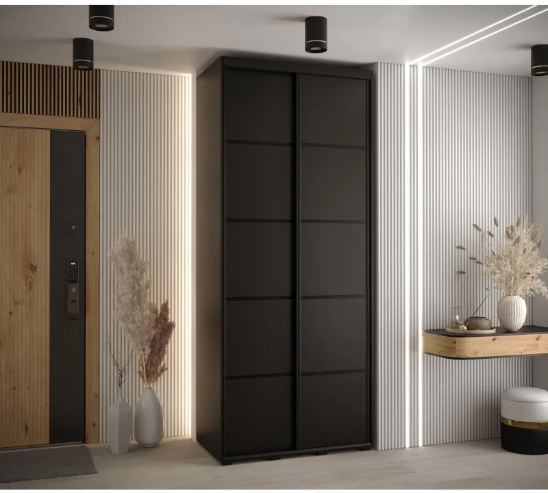 Vysoká skriňa s posuvnými dverami Davos 4 110 45 — 2