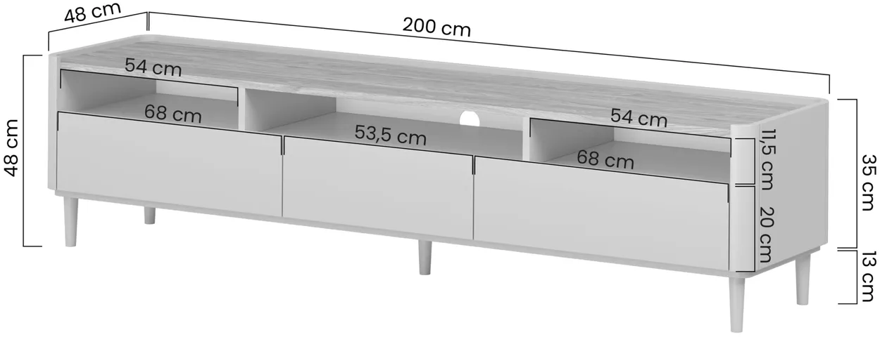 TV stolík 200 Elivo — 4