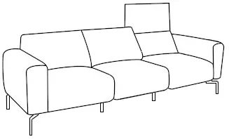 Rozkladacia pohovka trojmiestna Cosy — 7