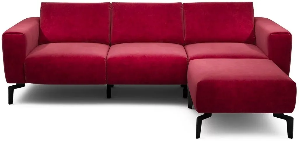 Trojmiestna rozkladacia pohovka s taburetom Cosy — 5