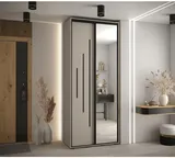 Skriňa s posuvnými dverami so zrkadlom Dakota 13 120 cm 45 cm hĺbky
