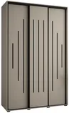 Šatní skriňa s posuvnými dverami vysoká Dakota 12 150 hĺbka 60 cm výška 235,2 cm
