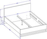 Posteľ 160 Halle S