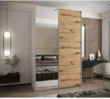 Skriňa s posuvnými dverami so zrkadlom Lux 3 160
