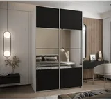 Skriňa s posuvnými dverami so zrkadlom Lux 4 160