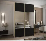 Skriňa s posuvnými dverami so zrkadlom Lux 4 160