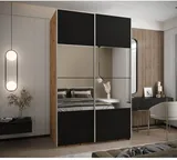 Skriňa s posuvnými dverami so zrkadlom Lux 4 160