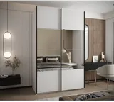 Skriňa s posuvnými dverami so zrkadlom Lux 4 160