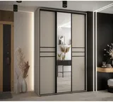 Skriňa s posuvnými dverami so zrkadlom Dakota 11 160 cm 45 cm hĺbky