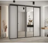 Skriňa s posuvnými dverami so zrkadlom vysoká Davos 3 250 hĺbka 60 cm