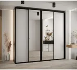 Skriňa s posuvnými dverami so zrkadlom vysoká Davos 3 250 hĺbka 60 cm