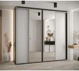 Skriňa s posuvnými dverami so zrkadlom vysoká Davos 3 250 hĺbka 60 cm