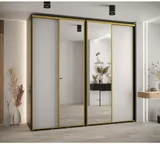 Skriňa s posuvnými dverami so zrkadlom vysoká Davos 3 250 hĺbka 60 cm