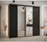 Skriňa s posuvnými dverami so zrkadlom vysoká Davos 3 250 hĺbka 60 cm