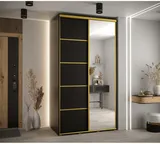 Skriňa s posuvnými dverami so zrkadlom Davos 5 140 cm 60 cm hĺbky