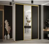 Skriňa s posuvnými dverami so zrkadlom vysoká Davos 3 180 hĺbka 60 cm