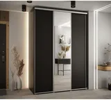 Skriňa s posuvnými dverami so zrkadlom vysoká Davos 3 180 hĺbka 60 cm