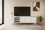 TV stolík závesný s výklenkom Asha 200 cm