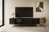 TV stolík závesný s výklenkom Asha 200 cm